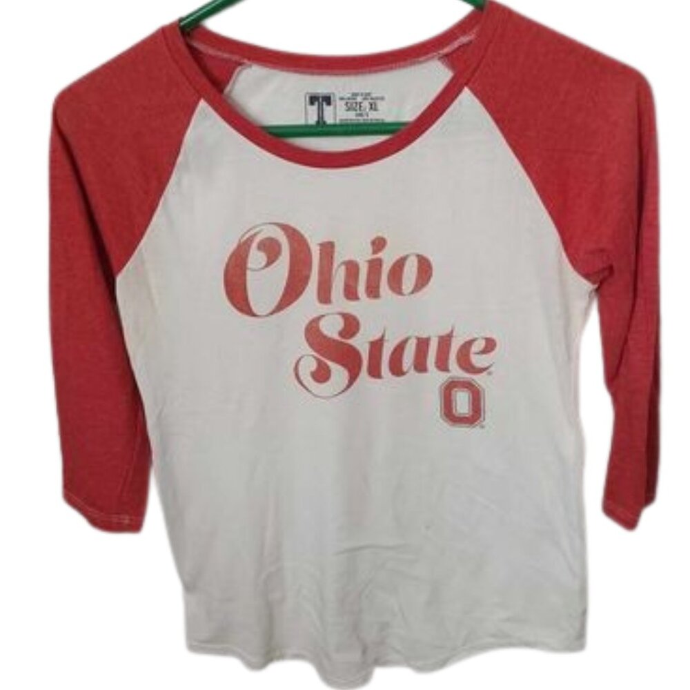 Ohio State Girls' Raglan Top Size XL